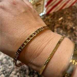 Marc jacobs gold bracelet prwloved